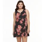 Juniors' Plus Size About A Girl Lace-up Swing Dress, Size: 3xl, Orange Oth