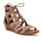 Sonoma Goods For Life&trade; Sally Women's Gladiator Sandals, Size: Medium (6.5), Lt Beige