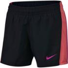 Girls 7-16 Nike Dri-fit Black Running Shorts, Size: Large, Grey (charcoal)