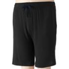 Big & Tall Residence Modal Lounge Shorts, Men's, Size: Xlt, Black