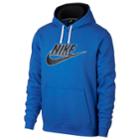 Men's Nike Fleece Pull-over Hoodie, Size: Large, Dark Blue