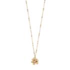 Lc Lauren Conrad Flower Pendant Necklace, Women's, Pink