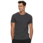 Men's Apt. 9&reg; Premier Flex Slim-fit Crewneck Sleep Shirt, Size: Large, Grey