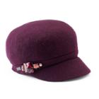 Betmar, Women's Rhinestone Cadet Hat, Red