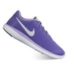 Nike Flex 2016 Rn Grade School Girls' Running Shoes, Girl's, Size: 6, Drk Purple