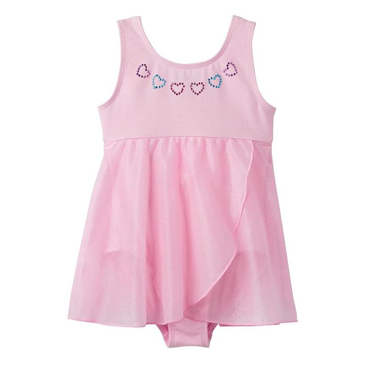 Toddler Girl Jacques Moret Babydoll Skirtall Leotard, Size: 4t, Pink