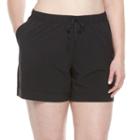 Plus Size Tek Gear&reg; Woven Beach Shorts, Women's, Size: 1xl, Black