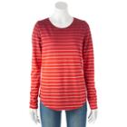 Women's Sonoma Goods For Life&trade; Everyday Crewneck Tee, Size: Small, Med Red