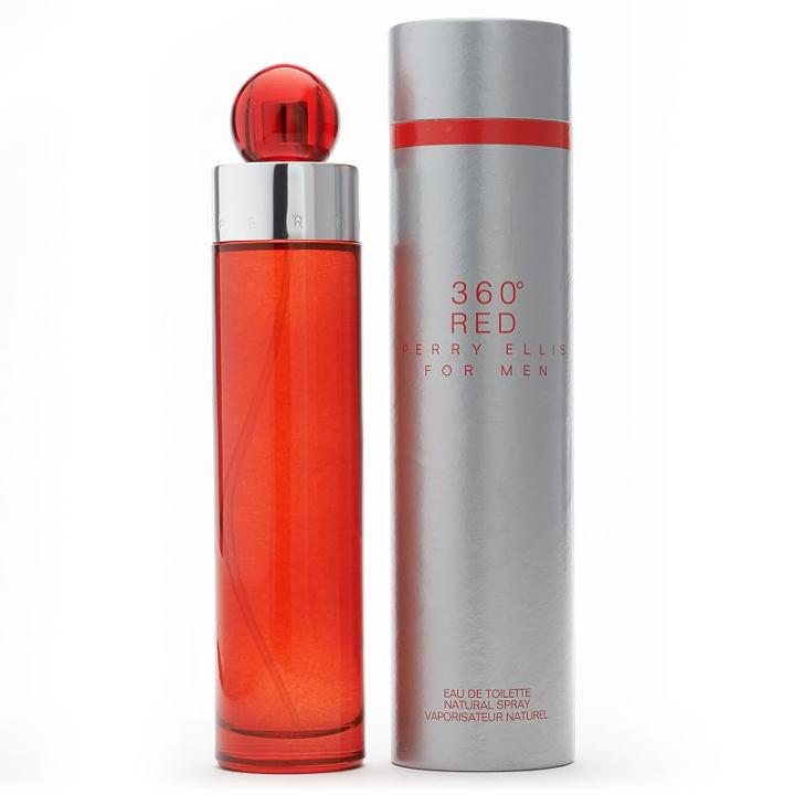 360&deg; Red By Perry Ellis Men's Cologne, Multicolor