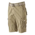 Men's Xray Belted Cargo Shorts, Size: 36, Dark Grey