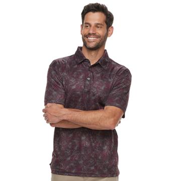 Men's Haggar Regular-fit Patio Polo, Size: Small, Light Red