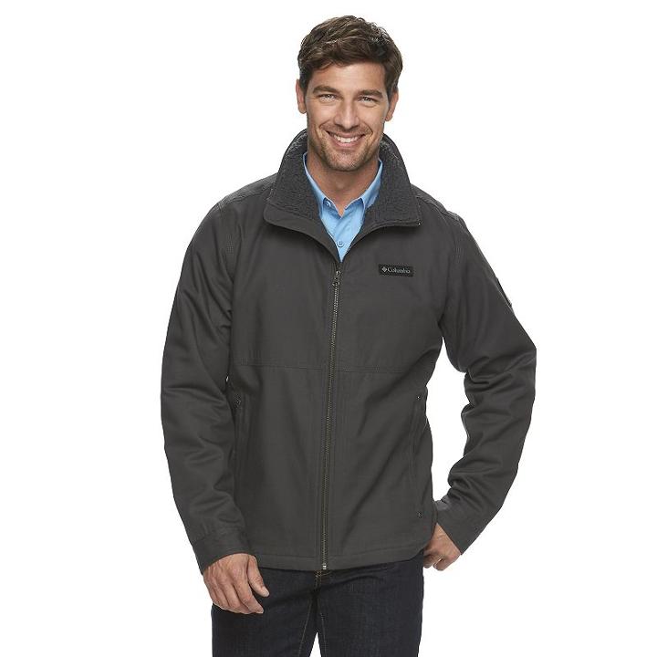 Big & Tall Columbia Beacon Stone Omni-shield Sherpa-lined Jacket, Men's, Size: 2xb, Grey (charcoal)