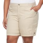 Plus Size Croft & Barrow&reg; Utility Short, Women's, Size: 20 W, Lt Beige