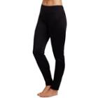 Women's Cuddl Duds Climatesmart Leggings, Size: Xsml Av/rg, Black