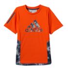 Boys 4-7x Adidas Lightening Print Color-block Tee, Size: 7
