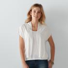 Women's Sonoma Goods For Life&trade; Solid Cardigan, Size: Xxl, Light Grey