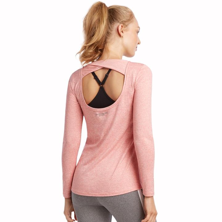 Women's Skechers Essential Twist Open Back Top, Size: Medium, Purple