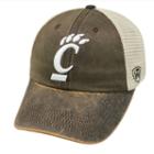 Adult Top Of The World Cincinnati Bearcats Scat Mesh Cap, Med Brown