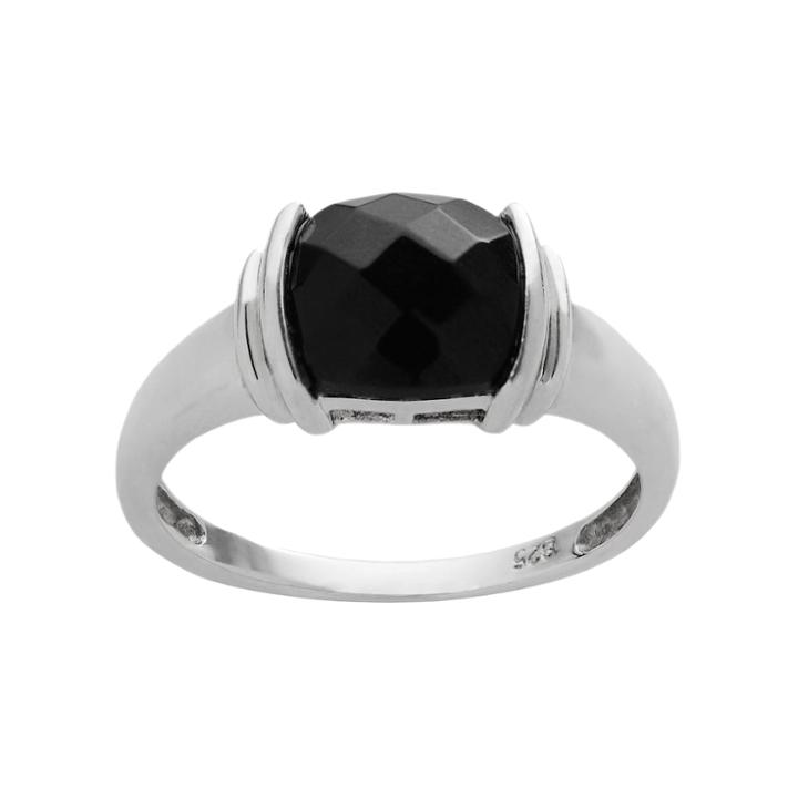 Onyx Sterling Silver Ring, Women's, Size: 9, Black
