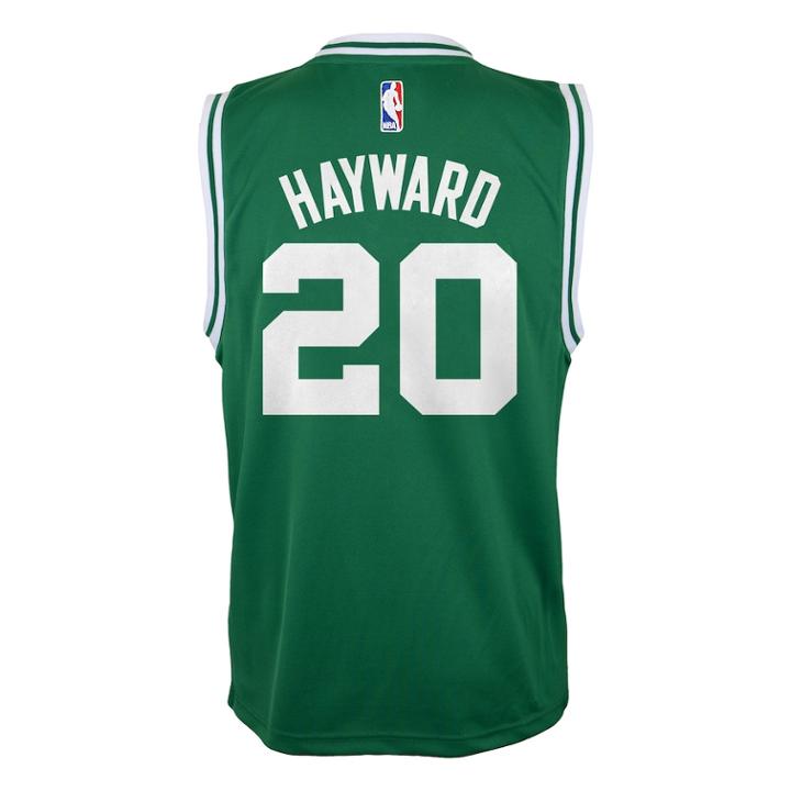 Boys 8-20 Boston Celtics Gordon Hayward Replica Alternate Jersey, Size: Xl 18-20, Green