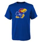 Boys 4-18 Kansas Jayhawks Primary Logo Tee, Size: 6-7, Blue