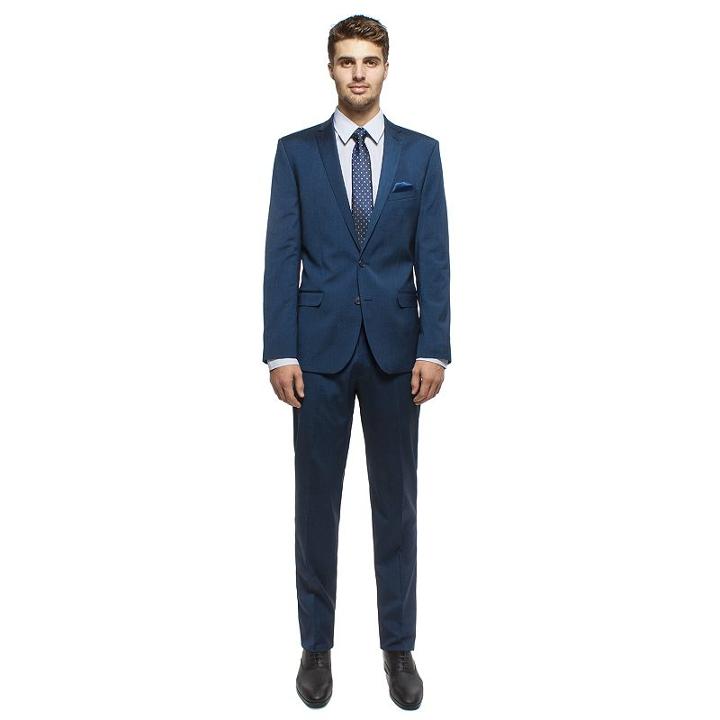 Men's Nick Dunn Modern-fit Unhemmed Suit, Size: 42r 35, Blue