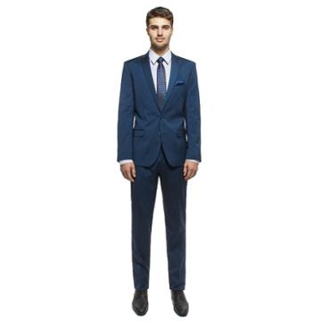 Men's Nick Dunn Modern-fit Unhemmed Suit, Size: 42r 35, Blue