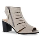 Easy Street Karlie Women's Block Heel Sandals, Size: Medium (8), Grey