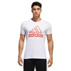 Men's Adidas Stitched Logo Tee, Size: Large, White