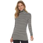 Women's Chaps Turtleneck, Size: Large, Grey Other
