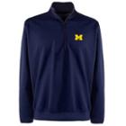 Men's Michigan Wolverines 1/4-zip Leader Pullover, Size: Large, Blue