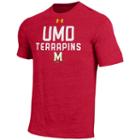 Men's Under Armour Maryland Terrapins Triblend Tee, Size: Xl, Red