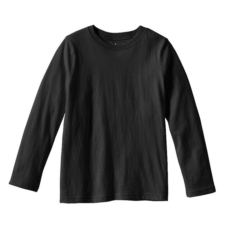 Boys 4-7x Jumping Beans&reg; Solid Long-sleeved Tee, Boy's, Size: Xl(7x), Black