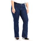Plus Size Levi's&reg; 415 Relaxed Fit Bootcut Jeans, Women's, Size: 18 - Regular, Dark Blue