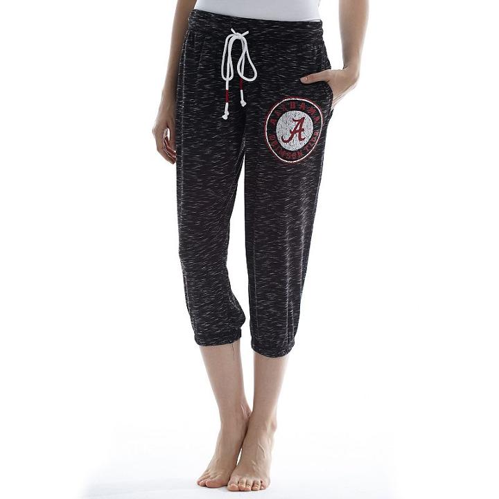 Women's Concepts Sport Alabama Crimson Tide Backboard Capri Pants, Size: Medium, Grey (charcoal)