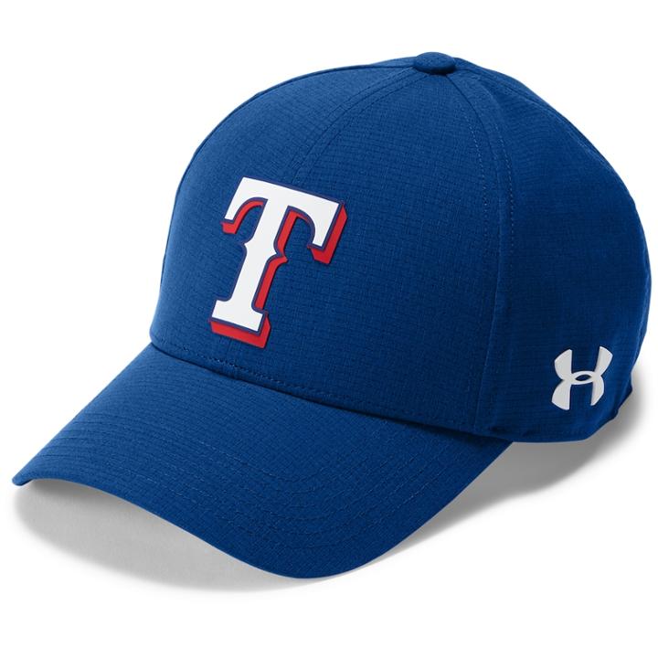 Men's Under Armour Texas Rangers Driving Adjustable Cap, Light Blue