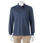 Men's Grand Slam Classic-fit Solid Driflow Performance Golf Polo, Size: Large, Light Blue