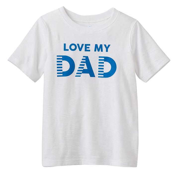 Boys 4-10 Jumping Beans&reg; I Love My Family Tee, Boy's, Size: 10, White