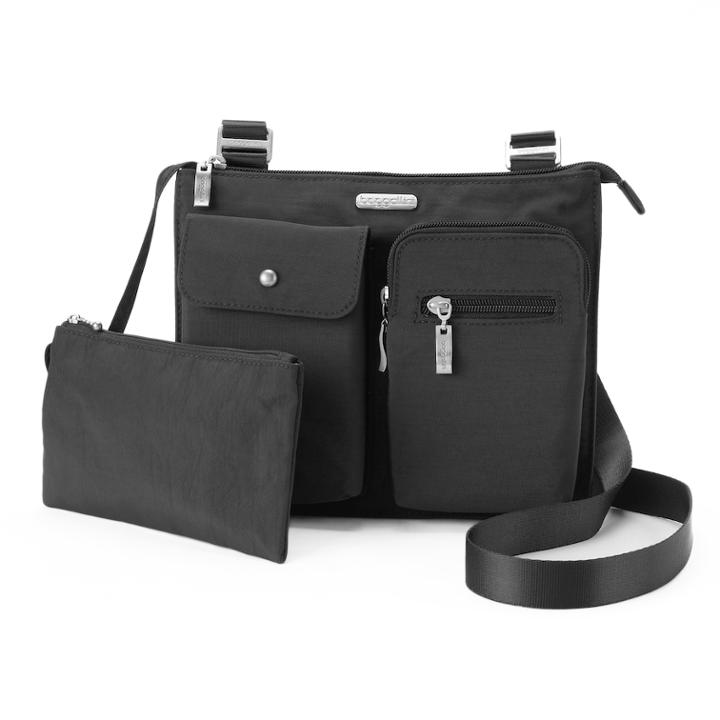 Women's Baggallini Medium Everything Bag, Grey (charcoal)