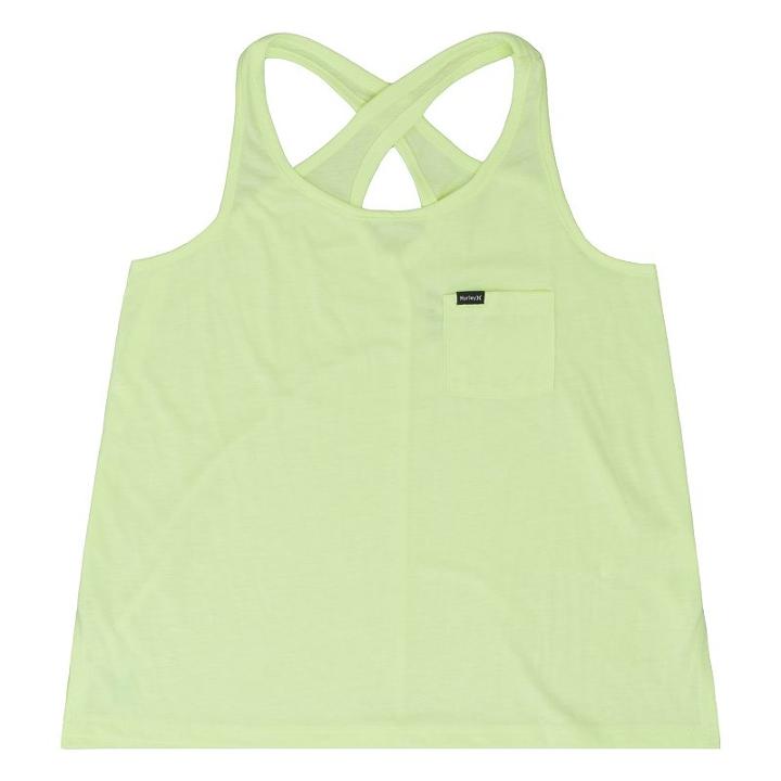 Girls 7-16 Hurley Split Seam Tank Top, Girl's, Size: Xl, Brt Green