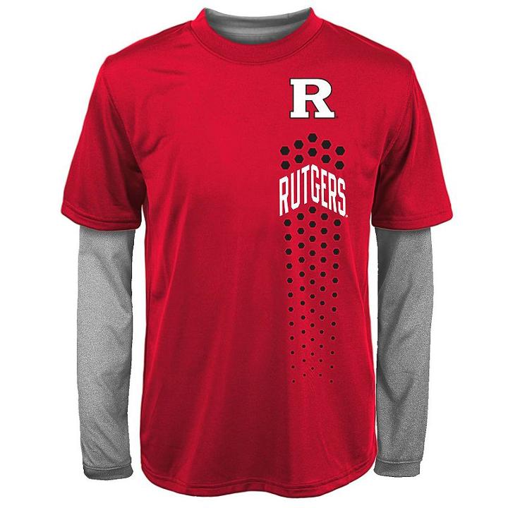 Boys 8-20 Rutgers Scarlet Knights Performance Tee Set, Boy's, Size: L(14/16), Red