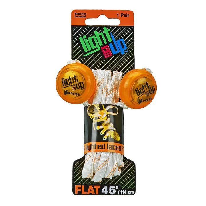 Roller Derby Light 'em Up 45-in. Led Lighted Laces, Boy's, Orange