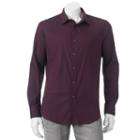 Big & Tall Apt. 9&reg; Slim-fit Stretch End-on-end Button-down Shirt, Men's, Size: 3xl Tall, Red