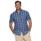 Big & Tall Croft & Barrow&reg; Classic-fit Easy-care Button-down Shirt, Men's, Size: Xxl Tall, Dark Blue