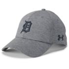 Men's Under Armour Detroit Tigers Closer Adjustable Snapback Cap, Silver