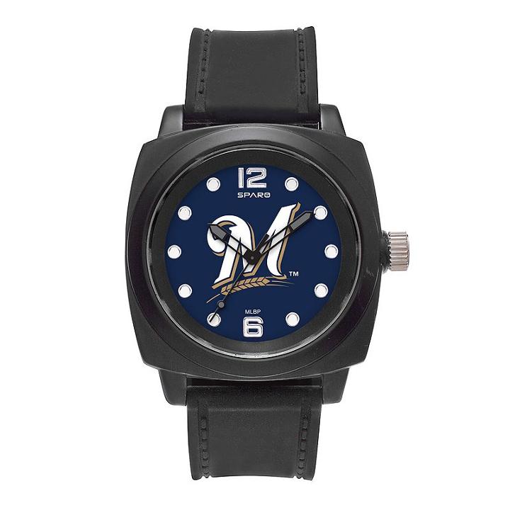 Men's Sparo Milwaukee Brewers Prompt Watch, Multicolor