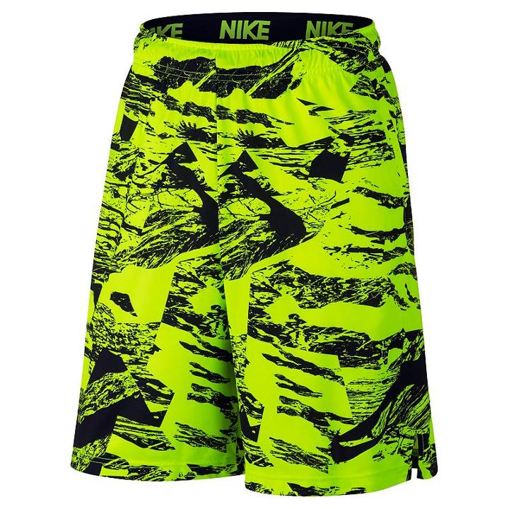 Men's Nike Dri-fit Marble Shorts, Size: Medium, Drk Yellow