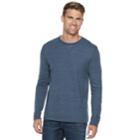 Men's Sonoma Goods For Life&trade; Slim-fit Supersoft Thermal Raglan Tee, Size: Xxl, Dark Blue