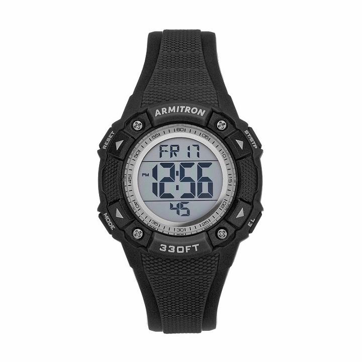 Armitron Unisex Sport Digital Chronograph Watch, Black