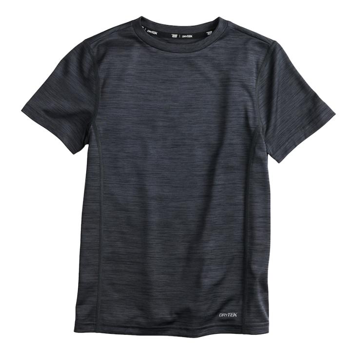 Boys 8-20 Tek Gear&reg; Embossed Tee, Size: M(10-12), Black